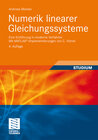 Buchcover Numerik linearer Gleichungssysteme