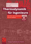 Buchcover Thermodynamik für Ingenieure