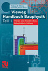 Buchcover Vieweg Handbuch Bauphysik Teil 1