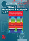 Buchcover Vieweg Handbuch Bauphysik Teil 2