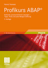 Buchcover Profikurs ABAP®