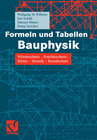 Buchcover Formeln und Tabellen Bauphysik