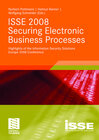 Buchcover ISSE 2008 Securing Electronic Business Processes