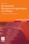 Buchcover Numerische Beanspruchungsanalyse von Rissen