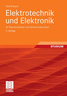 Buchcover Elektrotechnik und Elektronik