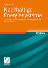 Buchcover Nachhaltige Energiesysteme