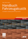 Buchcover Handbuch Fahrzeugakustik