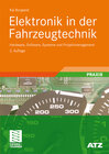 Buchcover Elektronik in der Fahrzeugtechnik