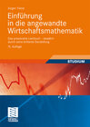 Buchcover Einführung in die angewandte Wirtschaftsmathematik