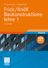 Buchcover Frick/Knöll Baukonstruktionslehre 1