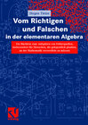 Buchcover Vom Richtigen und Falschen in der elementaren Algebra