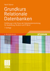 Buchcover Grundkurs Relationale Datenbanken