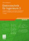 Buchcover Elektrotechnik für Ingenieure 3