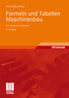 Buchcover Formeln und Tabellen Maschinenbau