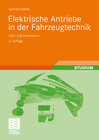Buchcover Elektrische Antriebe in der Fahrzeugtechnik