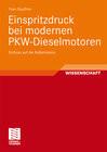 Buchcover Einspritzdruck bei modernen PKW-Dieselmotoren
