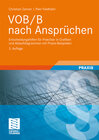 Buchcover VOB/B nach Ansprüchen