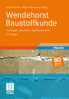 Buchcover Wendehorst Baustoffkunde