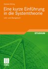 Buchcover Eine kurze Einführung in die Systemtheorie