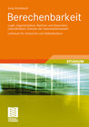 Buchcover Berechenbarkeit