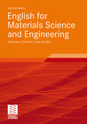 Buchcover English for Materials Science and Engineering