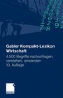 Buchcover Gabler Kompakt-Lexikon Wirtschaft