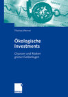 Buchcover Ökologische Investments