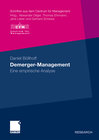 Buchcover Demerger-Management