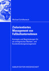 Buchcover Zielorientiertes Management von Fußballunternehmen