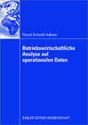 Buchcover Betriebswirtschaftliche Analyse auf operationalen Daten