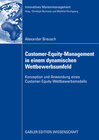 Buchcover Customer-Equity-Management in einem dynamischen Wettbewerbumfeld