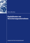 Buchcover Kapitalkosten von Versicherungsunternehmen