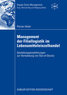 Buchcover Management der Filiallogistik im Lebensmitteleinzelhandel