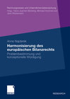 Buchcover Harmonisierung des europäischen Bilanzrechts