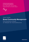 Buchcover Brand Community Management