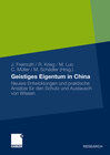 Buchcover Geistiges Eigentum in China