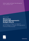 Buchcover Measuring Supply Management’s Budget Effects