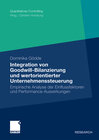 Buchcover Integration von Goodwill-Bilanzierung und wertorientierter Unternehmenssteuerung
