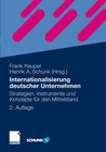 Buchcover Internationalisierung deutscher Unternehmen
