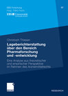 Buchcover Lageberichterstattung über den Bereich Pharmaforschung und -entwicklung