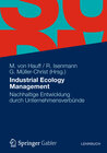Buchcover Industrial Ecology Management