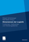 Buchcover Dimensionen der Logistik