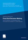 Buchcover Front End Decision Making