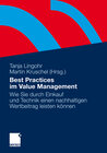 Buchcover Best Practices im Value Management