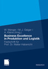 Buchcover Business Excellence in Produktion und Logistik