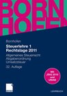 Buchcover Steuerlehre 1 Rechtslage 2011
