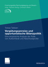 Buchcover Vergütungsanreize und opportunistische Bilanzpolitik