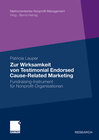 Buchcover Zur Wirksamkeit von Testimonial Endorsed Cause-Related Marketing
