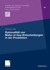 Buchcover Rationalität von Make-or-buy-Entscheidungen in der Produktion