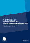 Buchcover Koordination von Supply Chains durch Mengenbindungsvereinbarungen